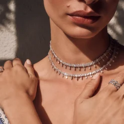 Flash Sale ATLAS MARQUISE DIAMOND CHOKER Chokers