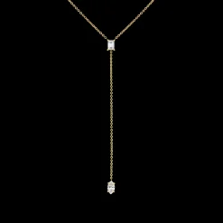 Cheap BAGUETTE AND MARQUISE DIAMOND LARIAT Lariats