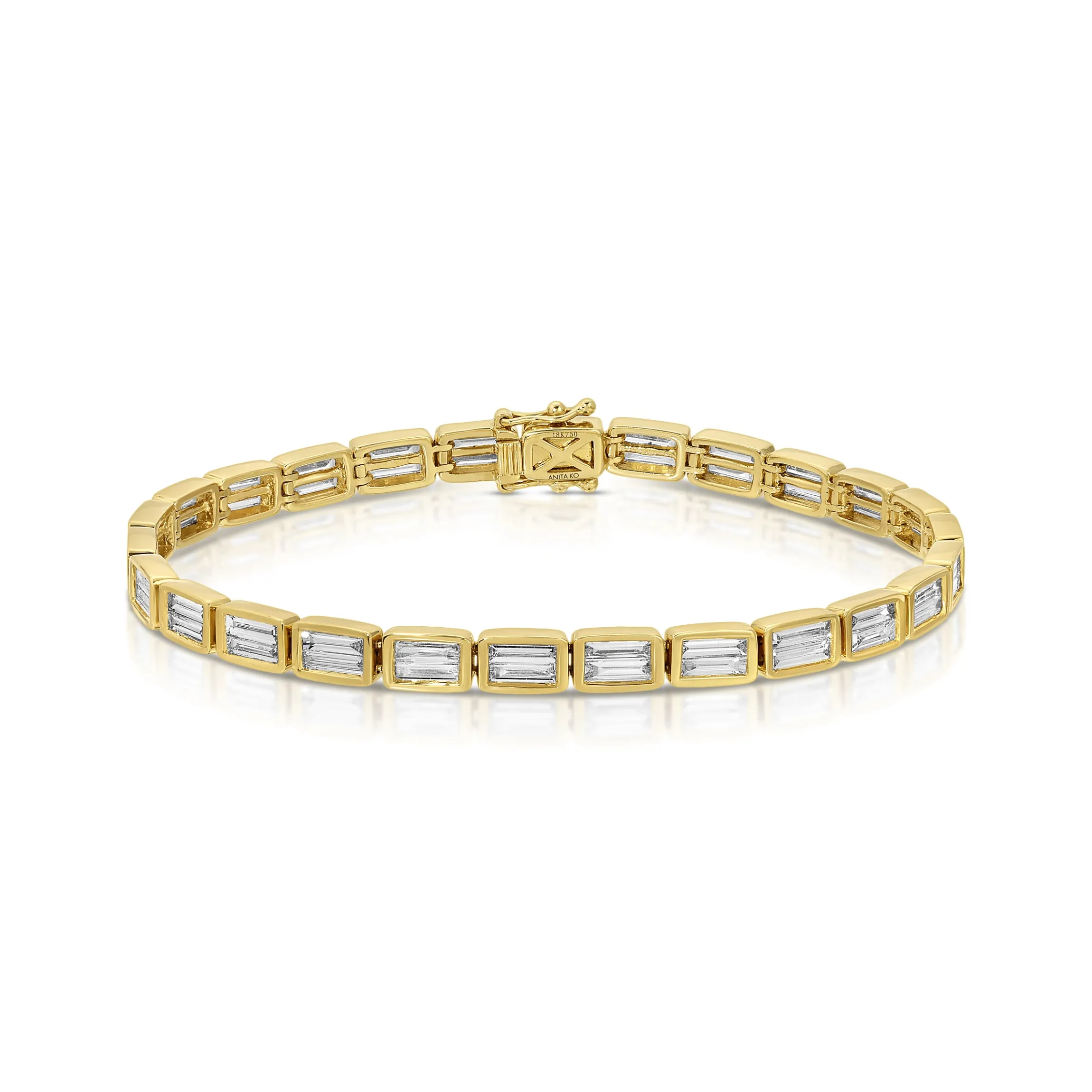 Outlet BAGUETTE DIAMOND BUNNY BRACELET Diamond Link