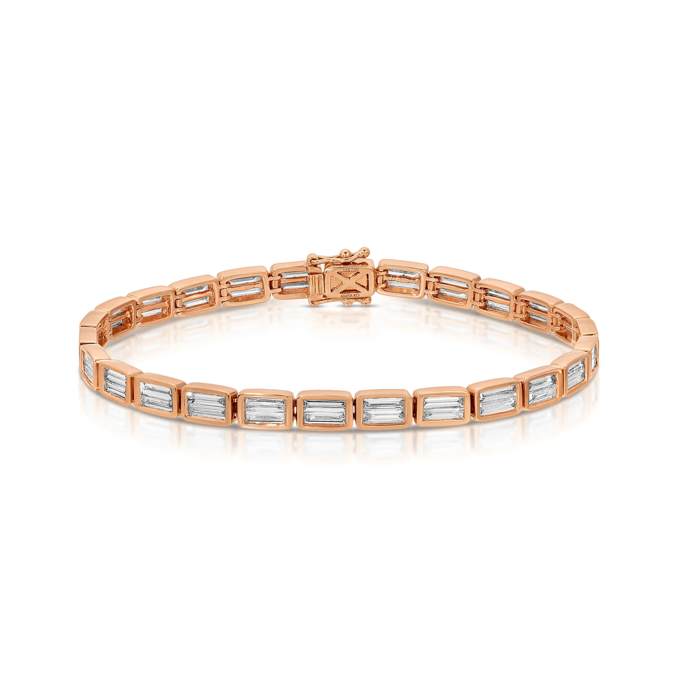 Outlet BAGUETTE DIAMOND BUNNY BRACELET Diamond Link