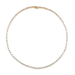 Cheap BAGUETTE DIAMOND CHOKER Chokers