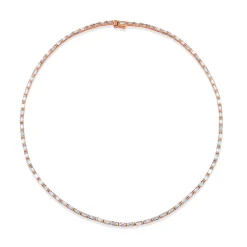 Cheap BAGUETTE DIAMOND CHOKER Chokers