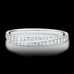 Clearance BAGUETTE DIAMOND COIL BRACELET Bangles