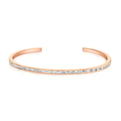 Hot BAGUETTE DIAMOND CUFF Cuffs