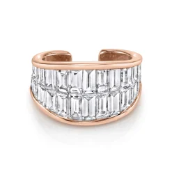 Hot BAGUETTE DIAMOND GALAXY EAR CUFF Ear Cuffs