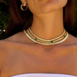 Online BAGUETTE DIAMOND ZOE CHOKER Chokers