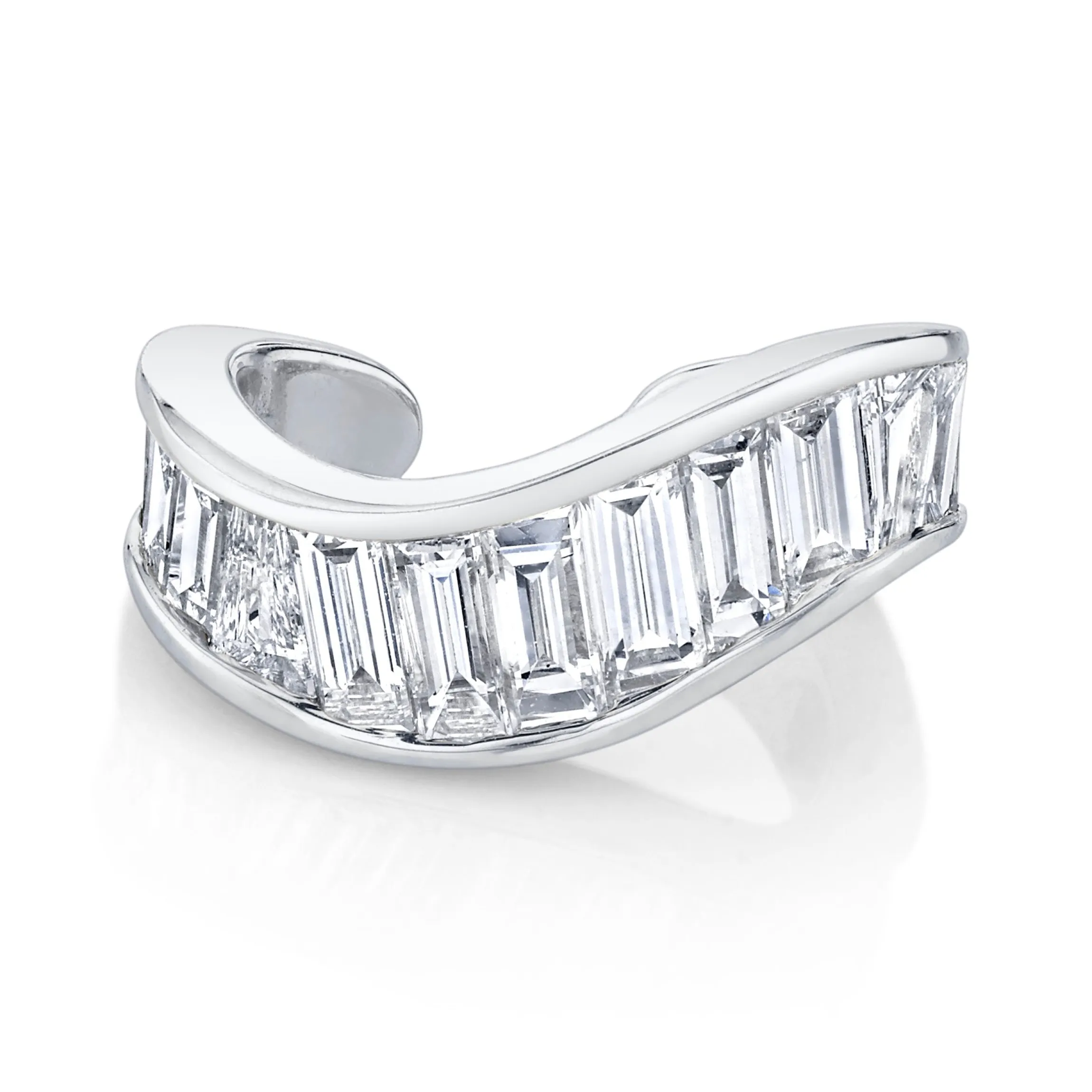 Sale BAGUETTE WAVE EAR CUFF Ear Cuffs