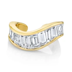 Sale BAGUETTE WAVE EAR CUFF Ear Cuffs