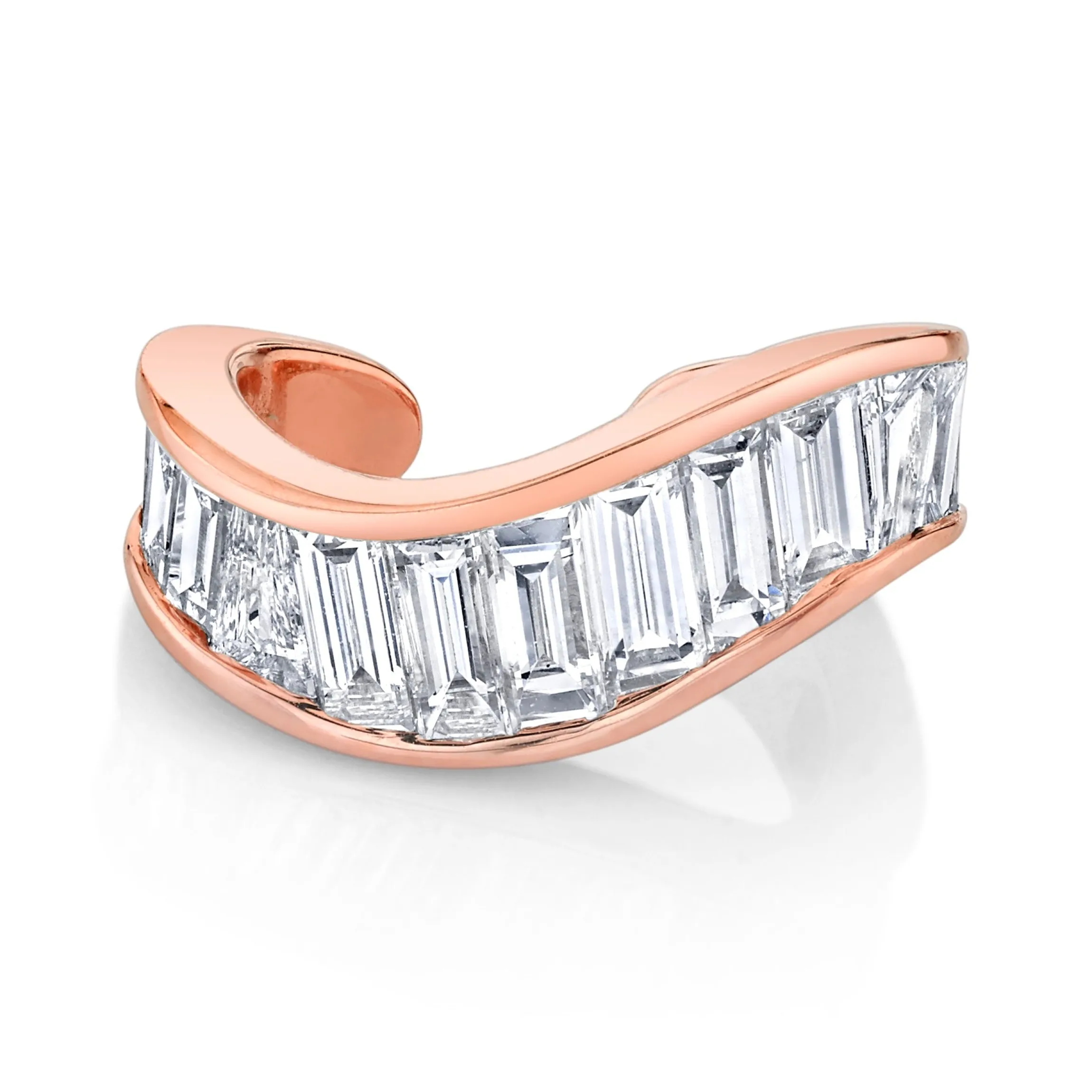 Sale BAGUETTE WAVE EAR CUFF Ear Cuffs