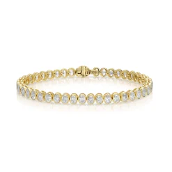 Flash Sale BEZEL OVAL DIAMOND BRACELET Diamond Link