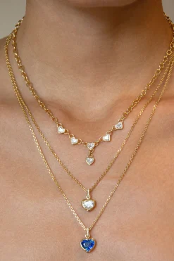 Hot BEZELED HEART DIAMOND PENDANT WITH DIAMOND BAIL One Of A Kind