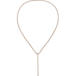 Fashion BEZELED MARQUISE DIAMOND LARIAT Lariats