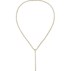 Fashion BEZELED MARQUISE DIAMOND LARIAT Lariats
