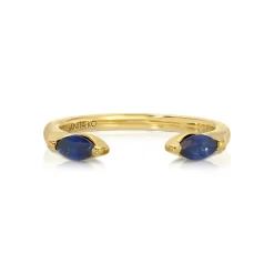 Online BLUE SAPPHIRE MARQUISE ORBIT RING Stacking|Orbit