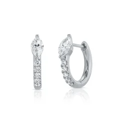 Best Sale BOBBI HUGGIES WITH MARQUISE DIAMONDS Huggies