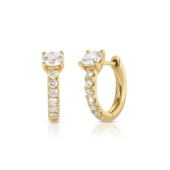 Best Sale BOBBI HUGGIES WITH ROUND DIAMONDS Huggies
