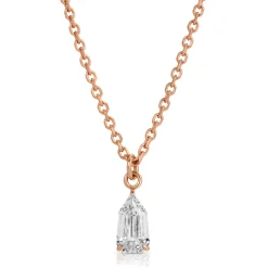 New BULLET DIAMOND NECKLACE One Of A Kind