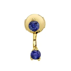Fashion CLASSIC BLUE SAPPHIRE ORBIT EARRING Orbit