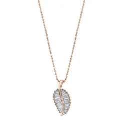 Clearance CLASSIC PALM LEAF DIAMOND NECKLACE Pendants