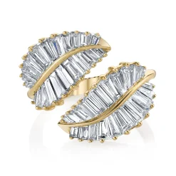 Clearance CLASSIC PALM LEAF DIAMOND RING Leaf