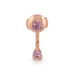 Flash Sale CLASSIC PINK SAPPHIRE ORBIT EARRING Orbit