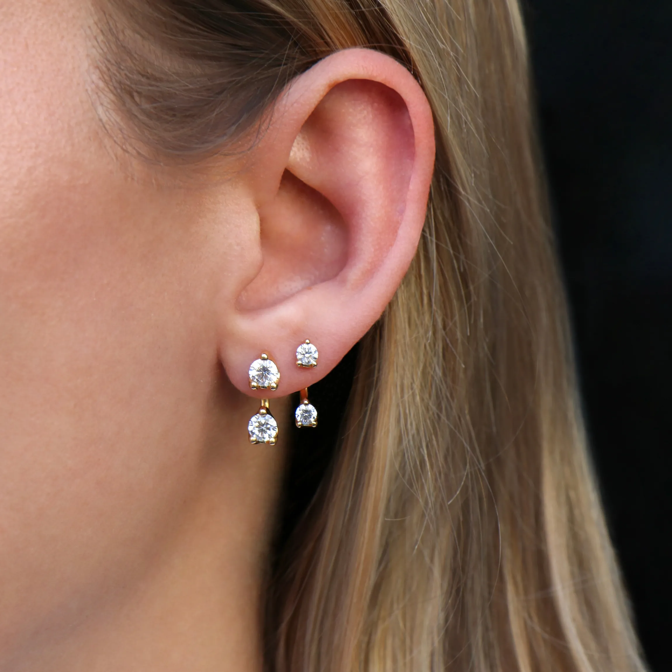 Clearance CLASSIC ROUND DIAMOND ORBIT EARRING Orbit