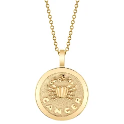 New CLASSIC ZODIAC COIN PENDANT Pendants|Zodiac Coins