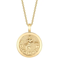 New CLASSIC ZODIAC COIN PENDANT Pendants|Zodiac Coins
