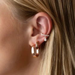 Fashion DAPHNE EAR CUFF WITH PEAR DIAMOND DROP Ear Cuffs