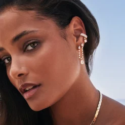 Best DELILAH EAR CUFF WITH MARQUISE DIAMOND DROP Ear Cuffs