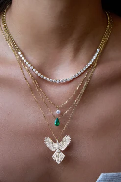Shop DIAMOND EAGLE PENDANT Pendants
