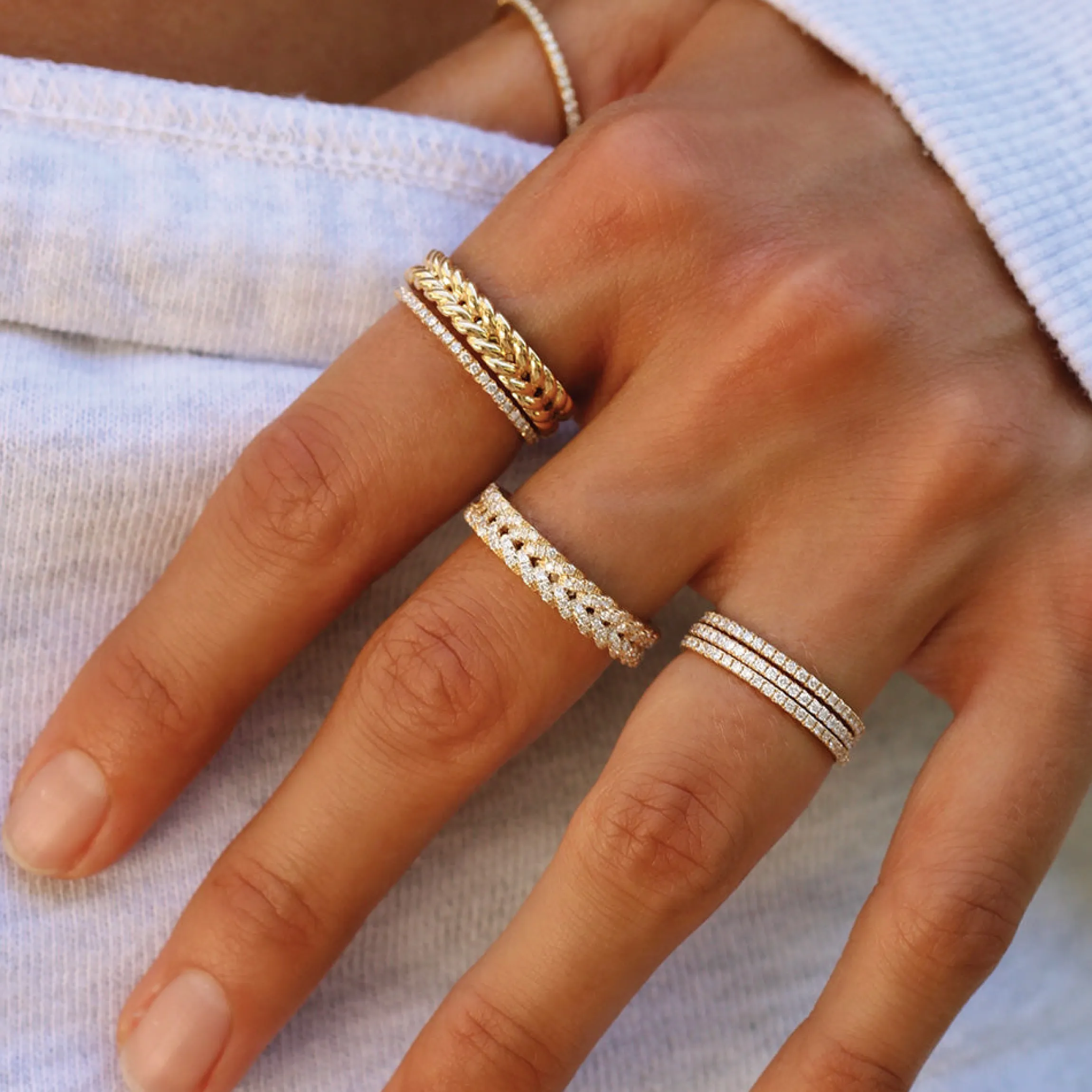 Shop DIAMOND ETERNITY BAND Eternity|Stacking