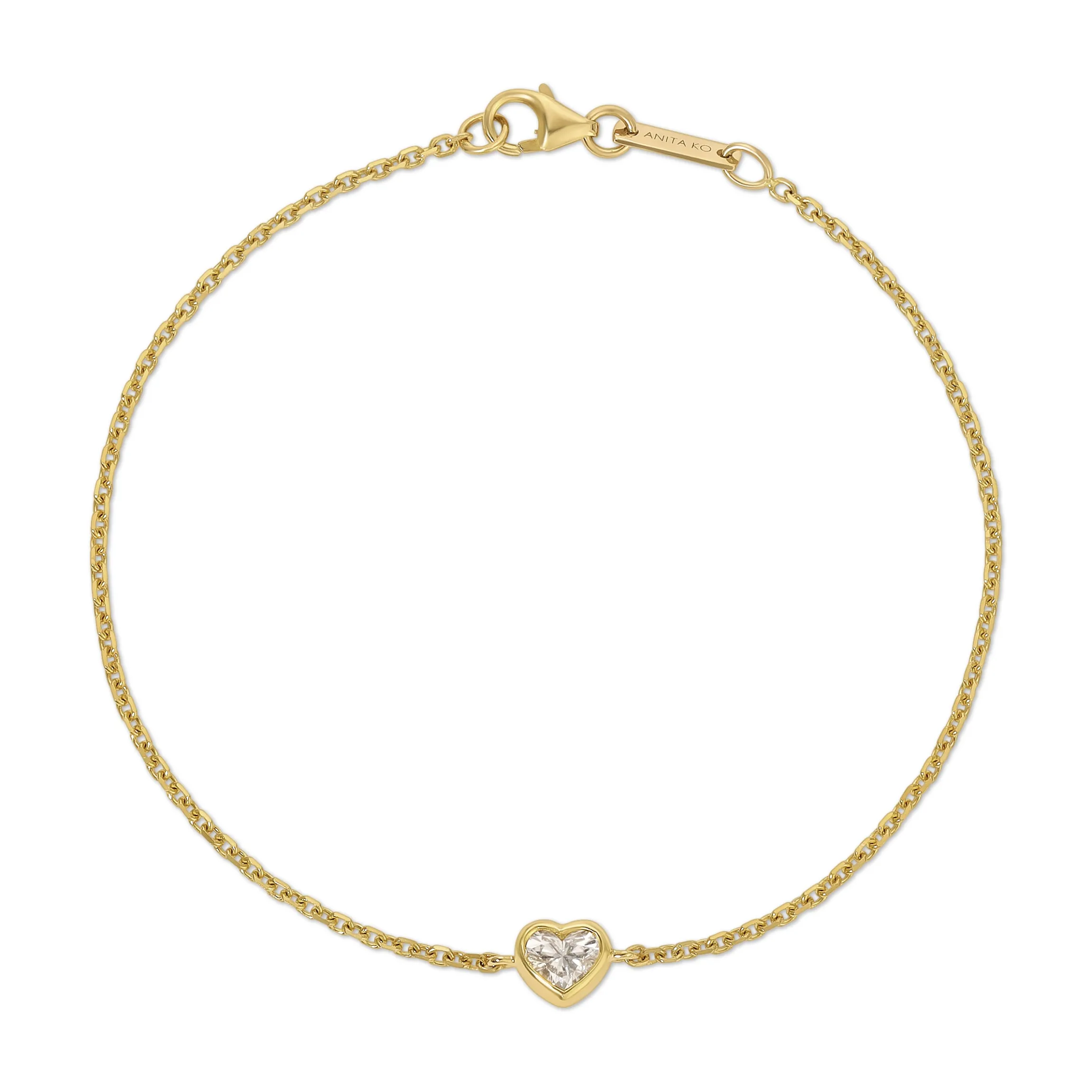 Outlet DIAMOND HEART CHAIN BRACELET Chain Link