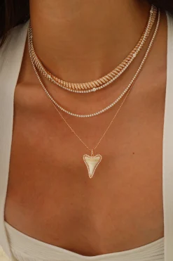 New DIAMOND HEPBURN CHOKER 18 Chokers