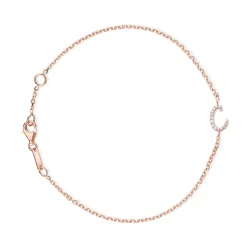 Flash Sale DIAMOND INITIAL BRACELET Diamond Initial
