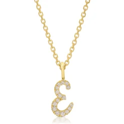 Outlet DIAMOND INITIAL DROP PENDANT Diamond Initial