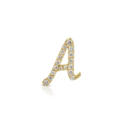 Fashion DIAMOND INITIAL STUD Diamond Initial