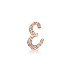 Fashion DIAMOND INITIAL STUD Diamond Initial