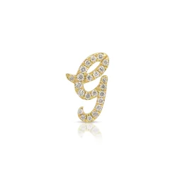 Fashion DIAMOND INITIAL STUD Diamond Initial