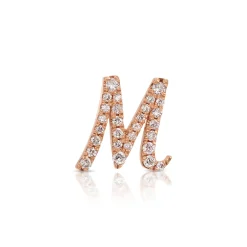 Fashion DIAMOND INITIAL STUD Diamond Initial