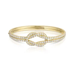 Cheap DIAMOND KNOT BRACELET Bangles