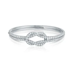 Cheap DIAMOND KNOT BRACELET Bangles