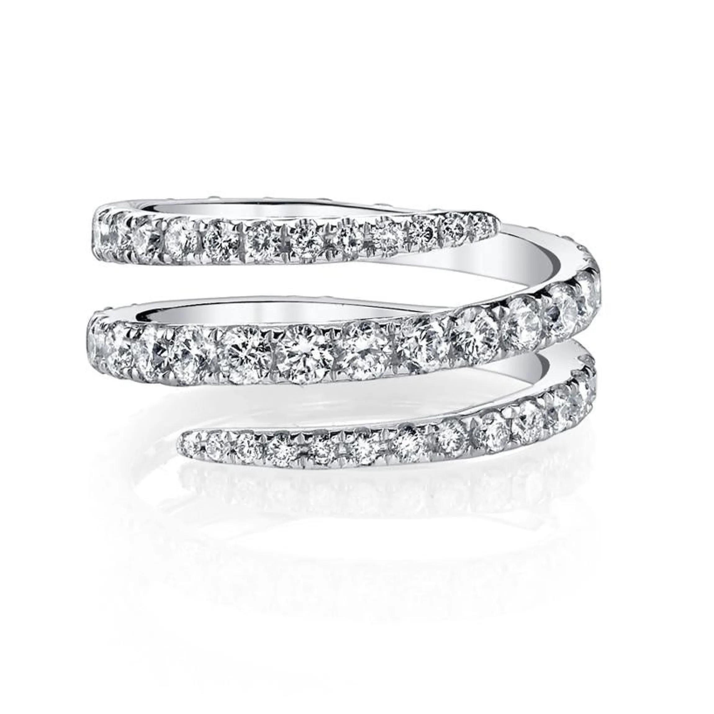 Hot DIAMOND PINKY COIL RING Pinky|Coil