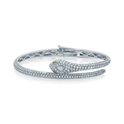 Outlet DIAMOND SNAKE COIL BRACELET Bangles