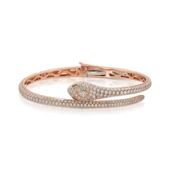 Outlet DIAMOND SNAKE COIL BRACELET Bangles