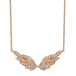 New DIAMOND WING NECKLACE Pendants