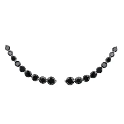 Best Sale FLOATING BLACK DIAMOND EARRING Floating