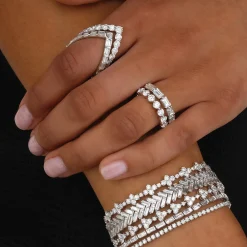 Flash Sale FLOATING DIAMOND RING Stacking