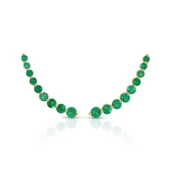 Flash Sale FLOATING EMERALD EARRING Floating