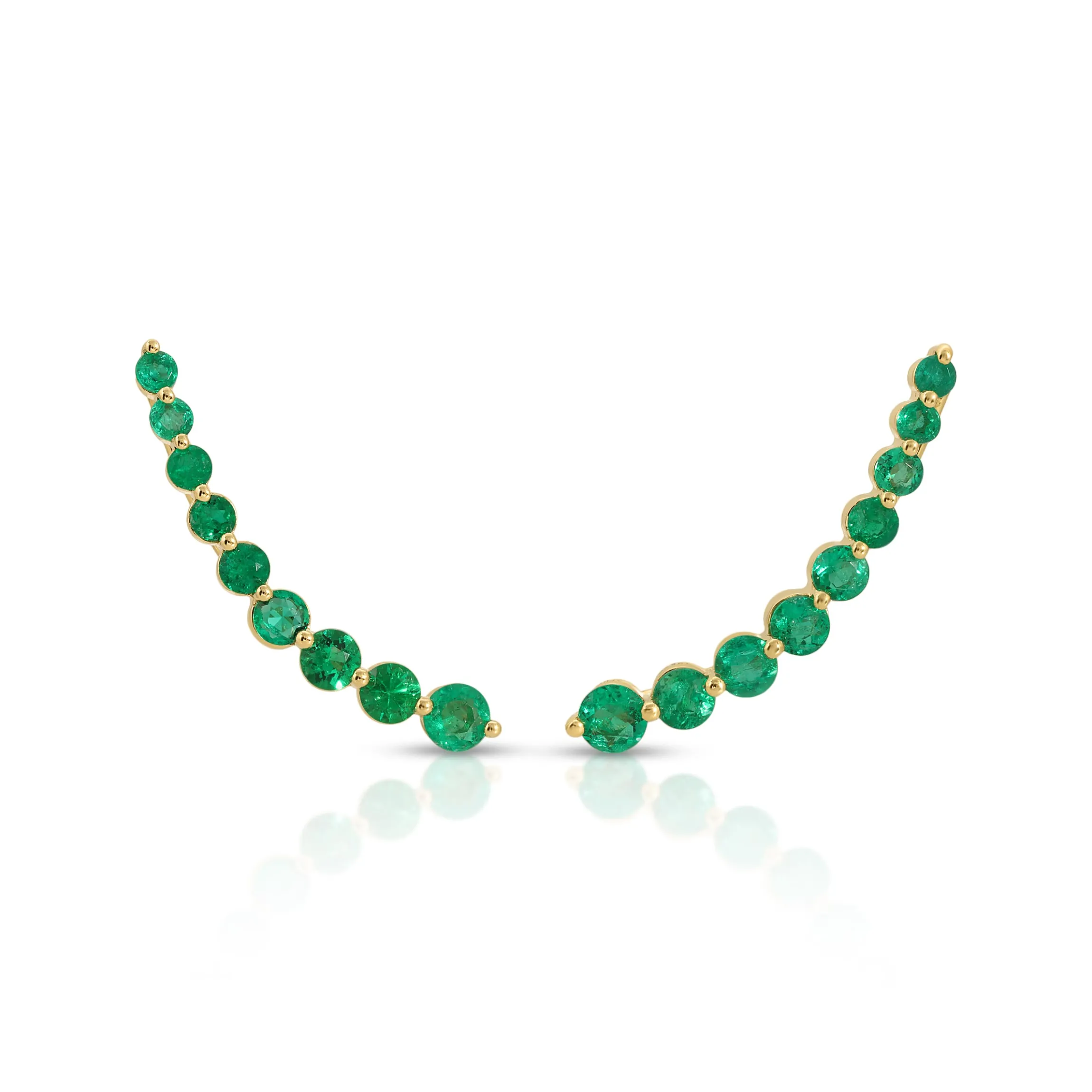 Flash Sale FLOATING EMERALD EARRING Floating